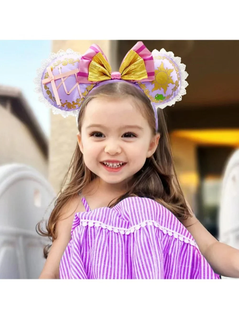 Disney.Parks Rapunzel Tangled Pascal Minnie Mickey Ears Headband NWT